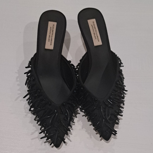 Antonio Melanix Elizabeth Damrich Babe Satin Mules - Picture 5 of 9